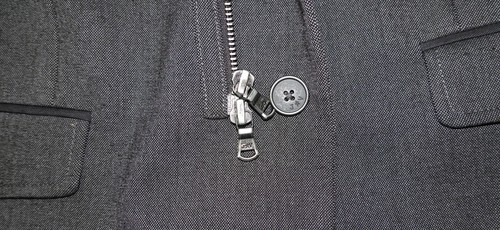 NUEVA Chaqueta Utilitaria John Varvatos LUXE en Gris Talla 42 - Imagen 13 de 19
