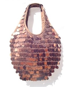 sequin hobo bag
