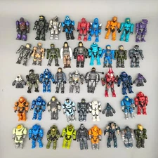 Lot of Random Mega Bloks Halo UNSC Soldier Covenant COD Loose Mini Action Figure