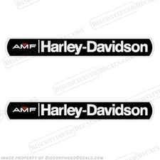 Fits AMF Harley-Davidson Decals - Set of 2