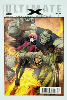ULTIMATE X #1 - ADAMS VARIANT - 1ST JIMMY HUDSON - 2009 - NM