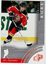 2001-02 SPx #29 PAVEL BURE Florida Panthers Hockey Card