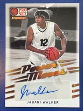 2021-22 Pro Set Power #PM-JW2 Jabari Walker Power Moves Auto BLAZERS
