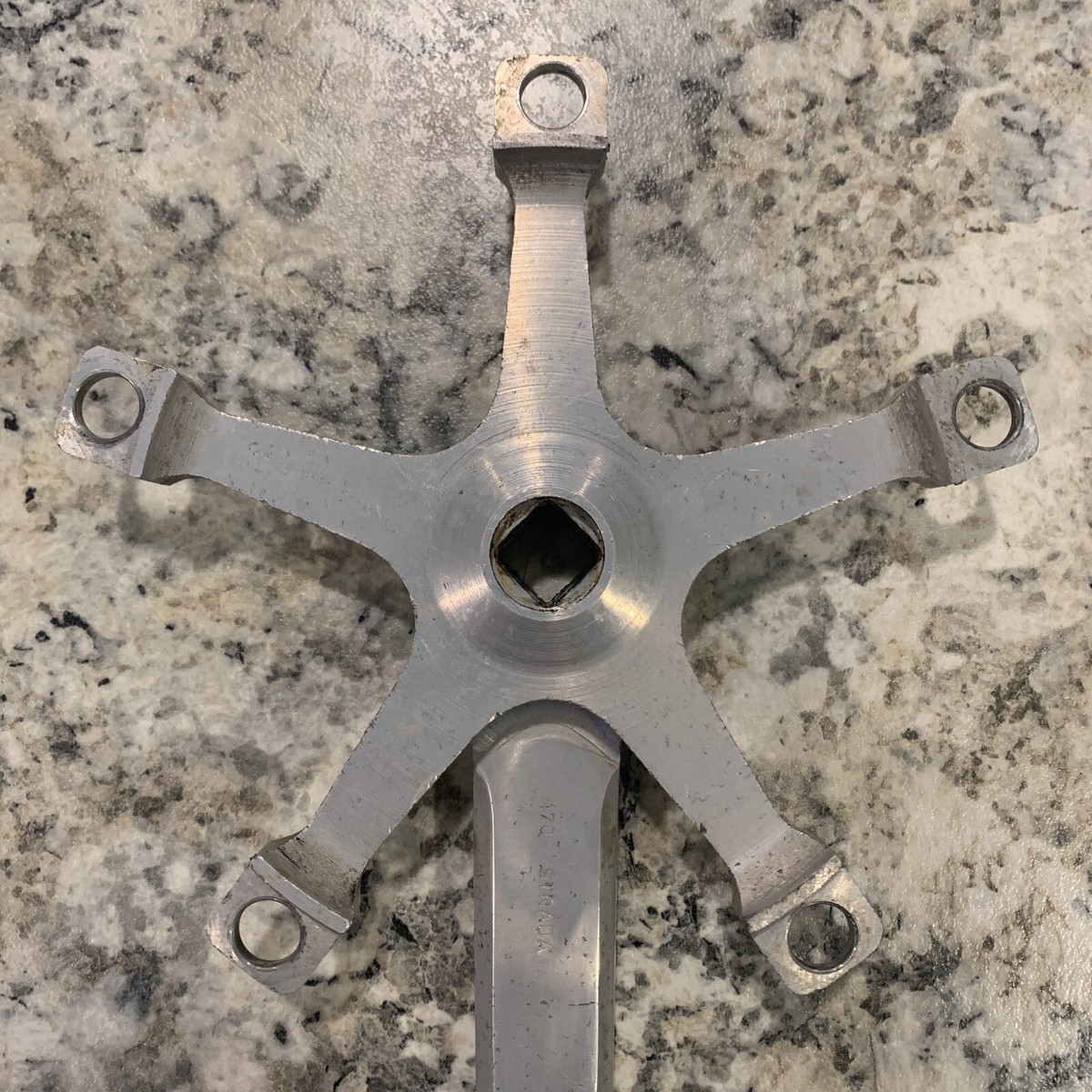 Pédalier Double Vintage Campagnolo Record – 170 Mm – Avant 1973 – 144 Mm BCD