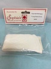 New Sophia's 18" American Girl Doll White Stretch Patterned Long Knee High Socks