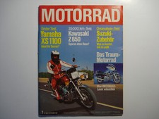 Zeitschrift Motorrad 7/1978 Kawasaki Z 650, Yamaha XS 1100, Honda GL 1000