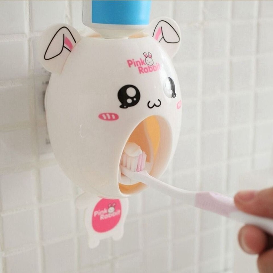 Plastic Toothpaste Tube Squeezer Strong Suction Toothpaste Dispenser