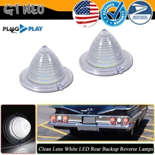 2PCS White LED Backup Reverse Lights 1960-1961 Impala Bel Air Biscayne El Camino