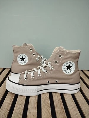 basket converse all star à plateforme, couleur beige, pointure 39,neuve - Photo 1/4