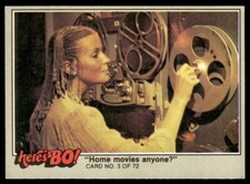 1981 Here's Bo! Trading Card #3 of 72 "Home Movies anyone?"