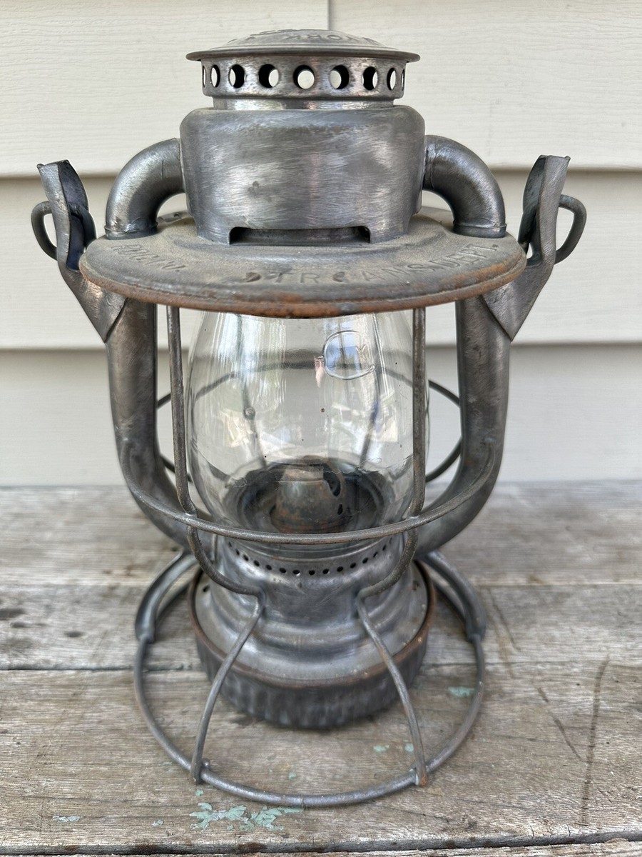 Dietz RDG Trans Dept. RR Lantern / Clear DIetz Unmarked Globe