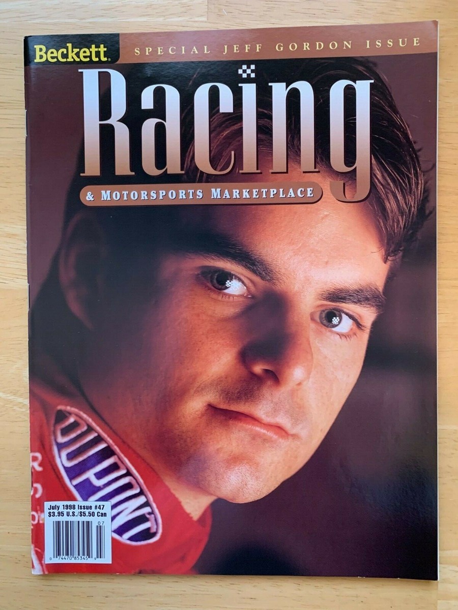 ごーどん JEFF GORDON JULY 1998 BECKETT RACING ISSUE #47 | eBay
