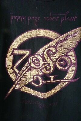 VINTAGE 1995 JIMMY PAGE ROBERT PLANT LED ZEPPELIN ZOSO TOUR VINTAGE 1995 JIMMY PAGE ROBERT PLANT LED ZEPPELIN ZOSO TOUR