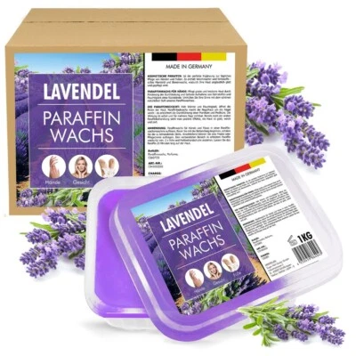 SNC Paraffinwachs für Paraffinbad Paraffin Lavendel 2 x 1000ml