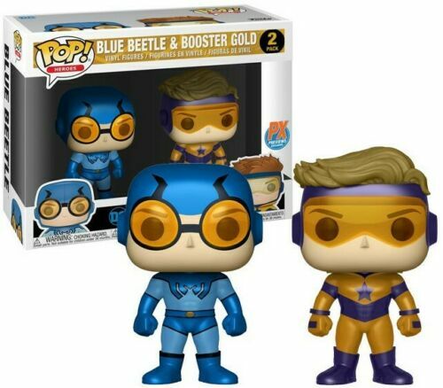 Booster Gold Pop! Heroes Figure 