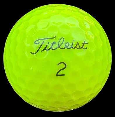 Titleist #1 Ball In Golf Premium (#2) Ball 3 Balls In Sleeve Pro V1 Neon Yellow
