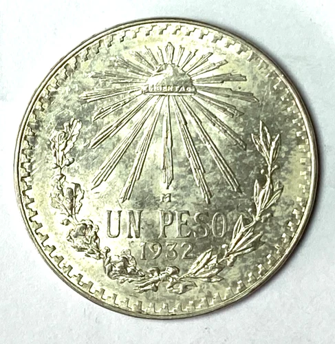 Photo of a 1932 Mexico 20 Centavos Silver from an eBay listing that sold on Jul 23, 2026