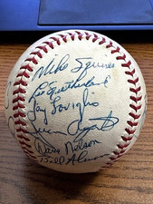 1981 WHITE SOX TEAM SIGNED AUTOGRAPHED OAL CRONIN BASEBALL!  Luzinski, Koosman!