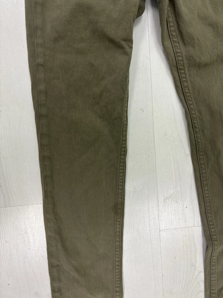Pantalones de mezclilla deportivos Ralph Lauren para hombre 28x32 tostados Thompson calce ajustado elásticos SIN BOTÓN Foto 2 de 4