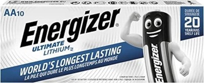 2x Energizer Ultimate  10er Karton Lithium Batterien AA Mignon 1.5V 3Ah L91 AM6