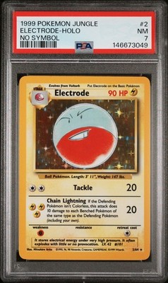 Pokemon Card PSA 7 Electrode 2/64 Jungle No Symbol Error | eBay