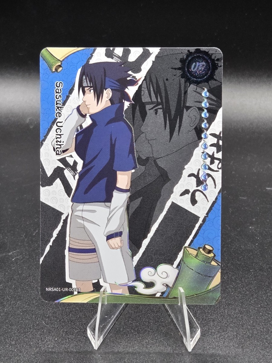 Sasuke Uchiha NRSA-UR-002L3 English Naruto Kayou Card Heaven