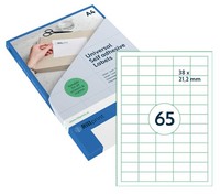 Rillprint Universal-Etiketten, 105 X 57 Mm, Transparent