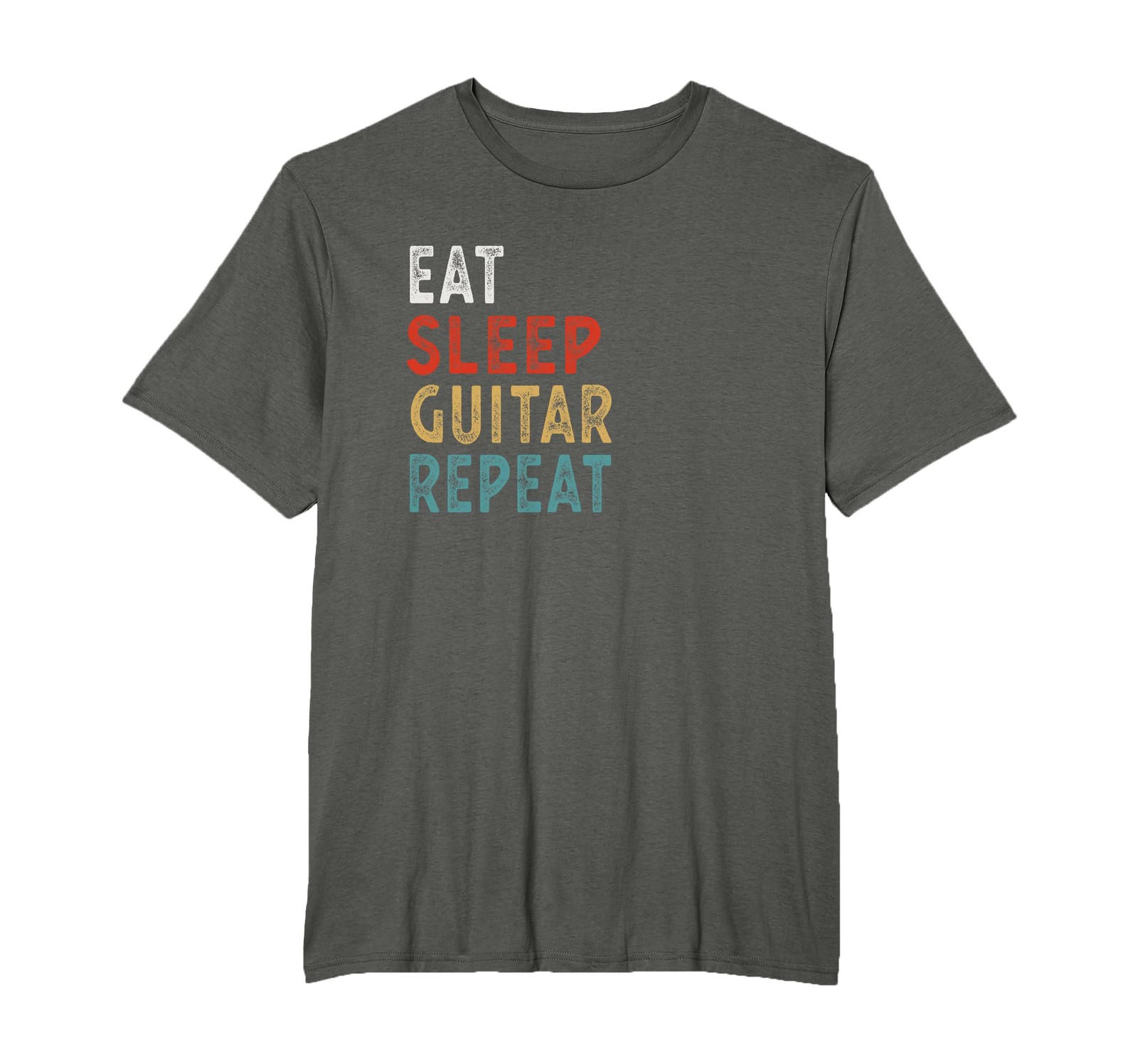 T-shirt Vintage Music pour guitariste et joueur de guitare électrique taille M