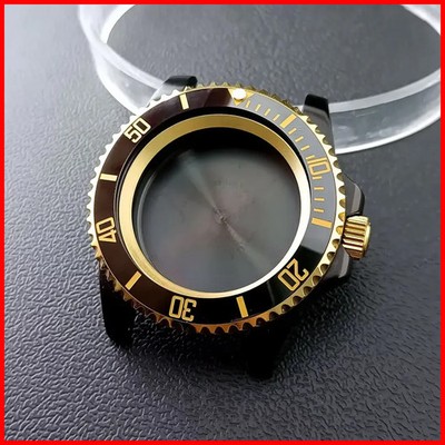 40.5mm Steel Watch Case for Sapphire Glass Chapter Ring for NH34 NH35 NH36