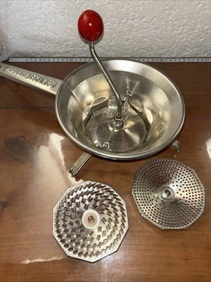 Moulin Legumes Passiermühle Gemüsemühle 3 Einsätze 
