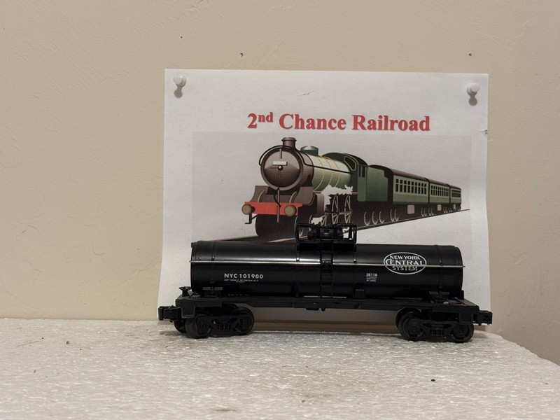 O Scale Trains Lionel New York Central Tank Car Tank Car 26118