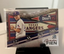 2025 Bowman Draft Baseball Gavin Fien Bowman Draft Night #BDN-10 Rangers 