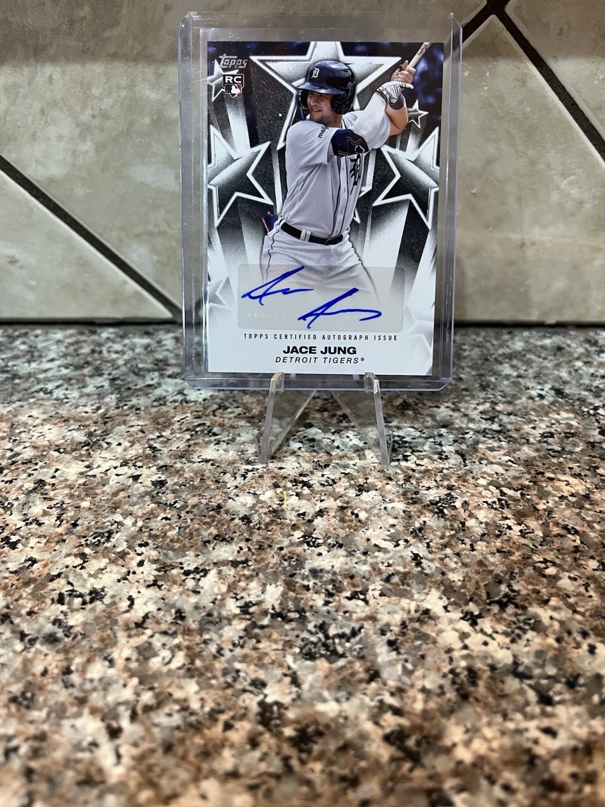 2025 Topps Jace Jung Baseball Stars Auto Rookie RC #BSA-JJ Tigers