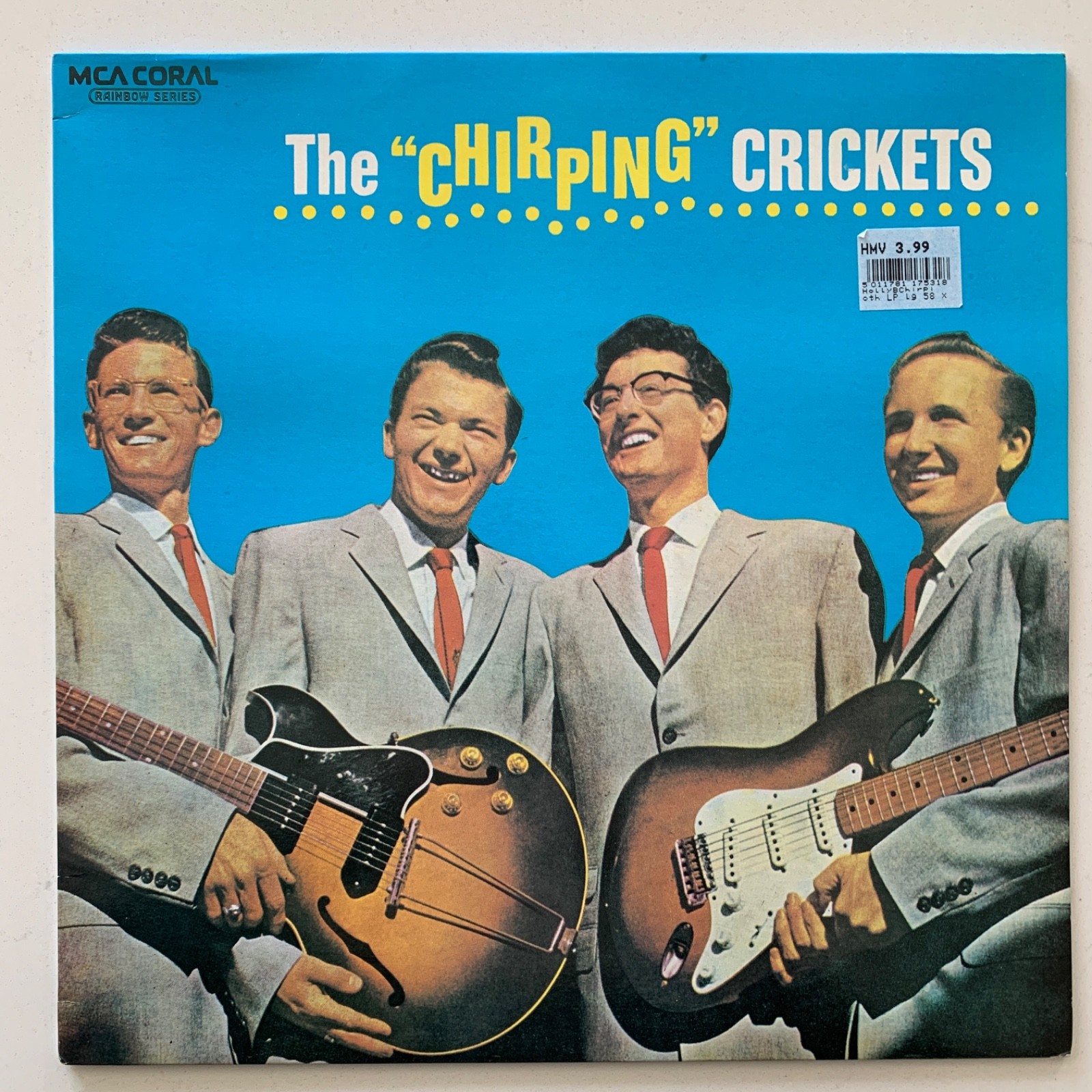 Buddy Holly & The Crickets – The ""Chirping"" Crickets - 1983 Vinyl LP - (VG+/NM)