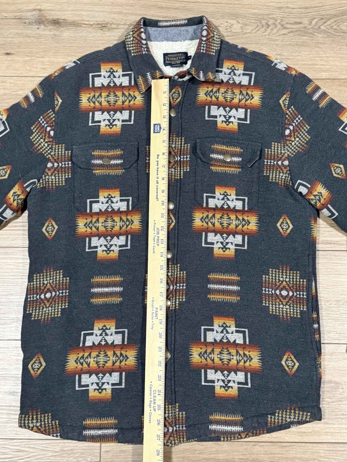 Pendleton Snap Front Cotton / Poly Southwestern S… - image 9
