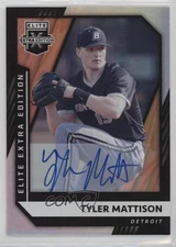 2021 Panini Elite Extra Edition Signatures Tyler Mattison #79 Auto 04cw