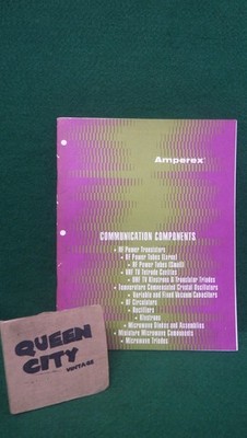 1970s Vintage Amperex Electronics Catalog RF Power,Microwave,VHF-UHF++