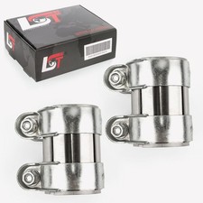 2x Doppelschelle Verbinder Auspuff Ø 60 x 95 mm für VW Arteon Passat Phaeton