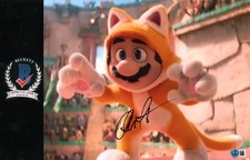 CHRIS PRATT SIGNED MARIO SUPER MARIO BROS MOVIE 11X14 PHOTO BECKETT BAS COA