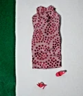MATTEL VTG BARBIE PINK  SPARKLE #1440 CLOTHES 1960'S COCKTAIL BROCADE DRESS
