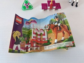 LEGO 7587 Belville: Horse Jumping Building Set ALMOST COMPLETE! MISSING 2 PIECES