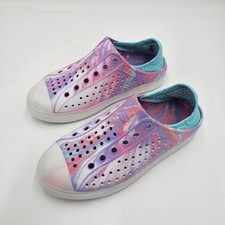 Skechers Foamies Guzman Flash Tie-Dye Light-Up Shoes Youth 3 NWT NO Box