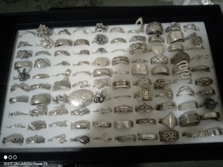 Sterling Silver Ring LOT 925 100 Pieces 386 386 grams Jewelry Wearable No Scrap