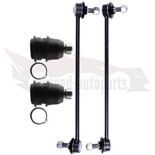 Complete Front Lower Ball Joints Sway Bar End Link For 2011 2012  Kia Sorento