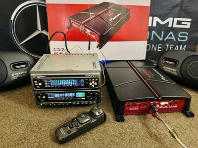 PIONEER CARROZZERIA KEH-P8250 Cassette & CDS-P77 DSP Audio Processor & GM-A4704