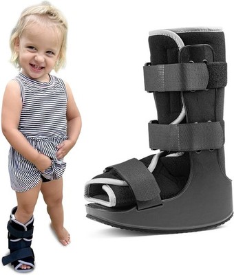 Mars Wellness Pediatric Cam Walker Boot Large Child Orthopedic Ankle Foot Brace