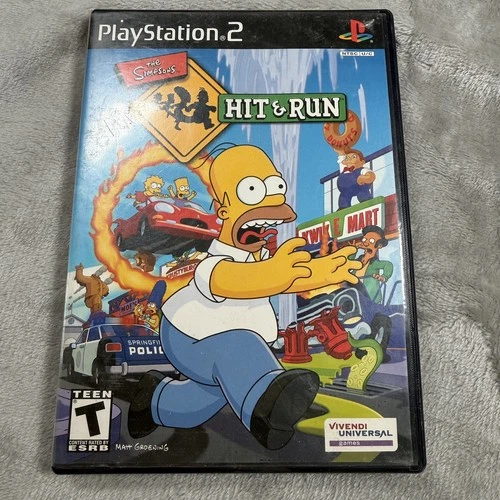 The Simpsons Hit & Run - PlayStation 2 PS2 - Complete CIB Tested - Fast Ship!