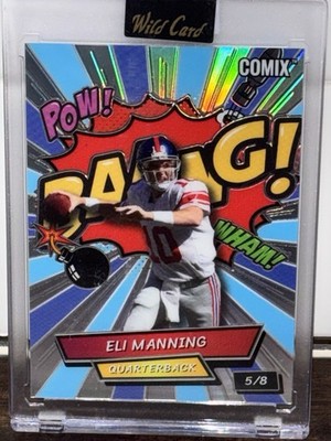 Eli Manning 5/8 Rare Comix Card New York Giants Qb Mint NFL Football Card