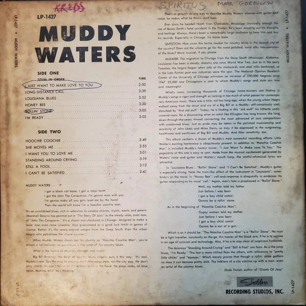Muddy Waters - The Best Of Muddy Waters (LP) (Good Plus (G+)) - 3902080681 - Image 2 of 4