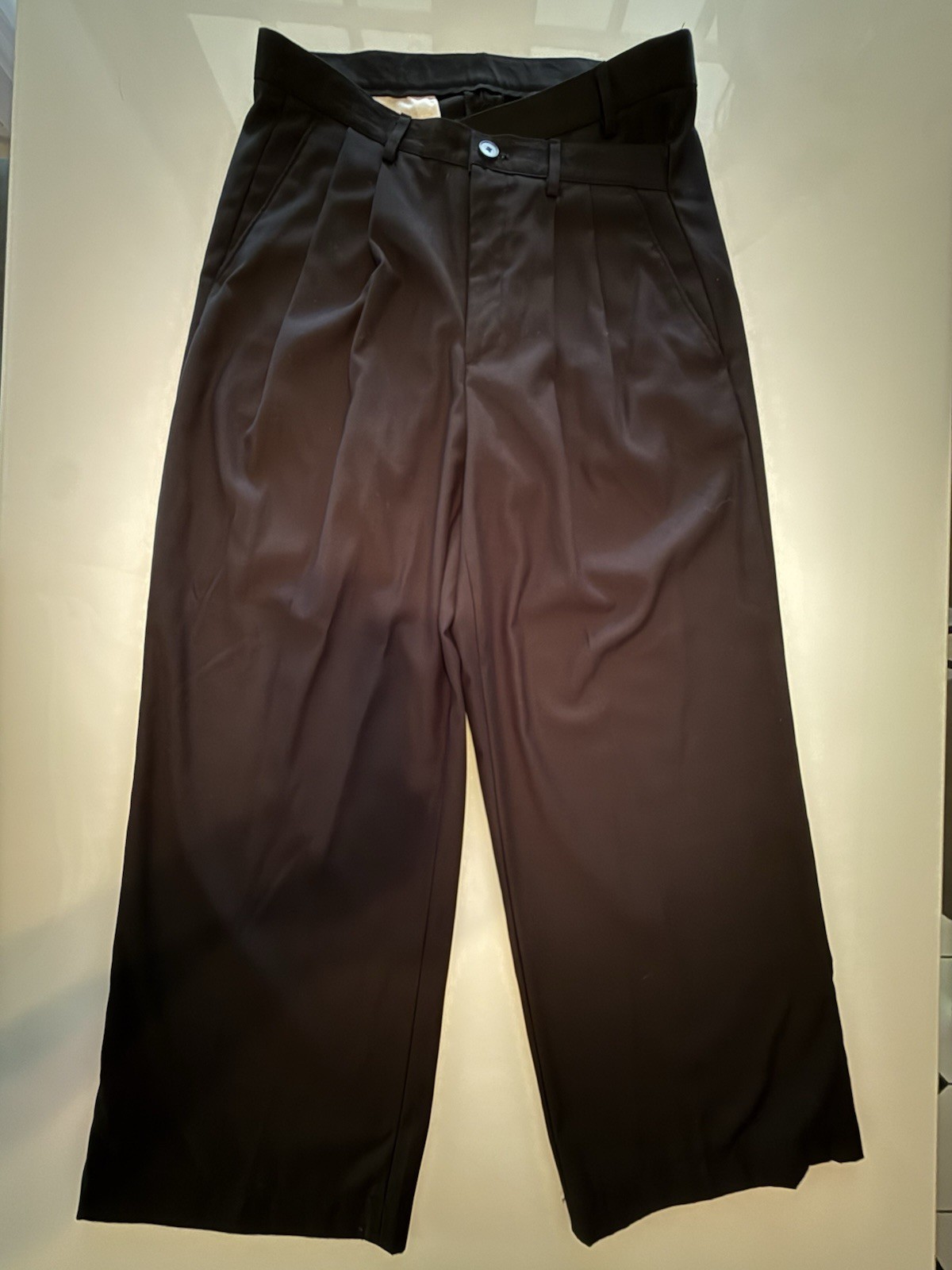 Source Unknown Black Women's Wrapover Trousers Cr… - image 3